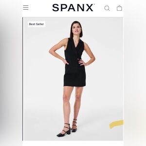 NWT - Spanx Vest Dress - size small - color black